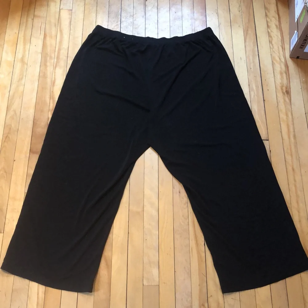 Avenue VIP Knits pants straight leg black 22/24 - Picture 2 of 5